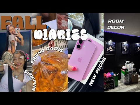 Видео: ОСЕННИЕ ДНЕВНИКИ 01🍂🫧| шопинг, свидания с друзьями, новый телефон, декор комнаты и многое другое!