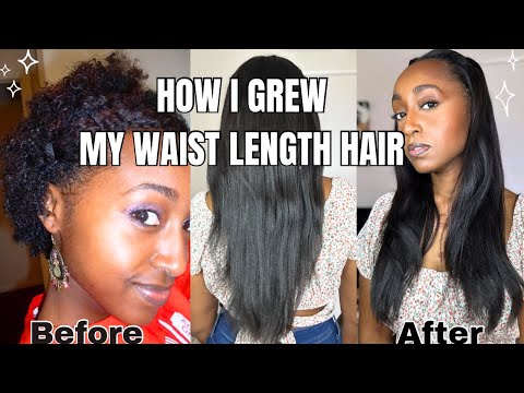 Видео: Как я отрастила волосы ДО талии! + Советы для ЕСТЕСТВЕННЫХ И РАССЛАБЛЕННЫХ волос!