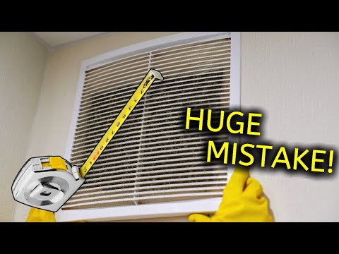 Видео: Объяснение размеров систем отопления, вентиляции и кондиционирования воздуха: размеры фильтров и ...