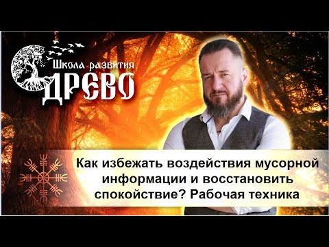 Видео: Как избежать воздействия мусорной информации и восстановить спокойствие Рабочая