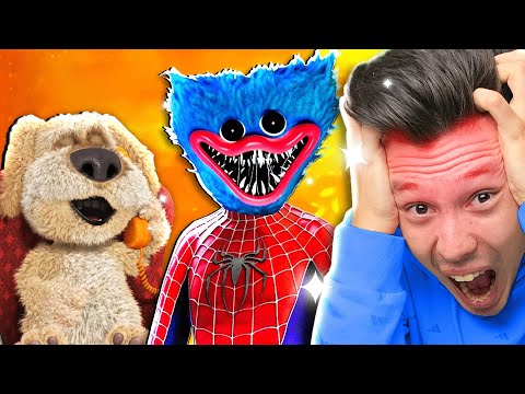 Видео: ГОВОРЯЩИЙ БЕН превратил меня в ХАГИ ВАГИ ЧЕЛОВЕК ПАУК 🐶 Talking Ben Управляет МОЕЙ ЖИЗНЬЮ