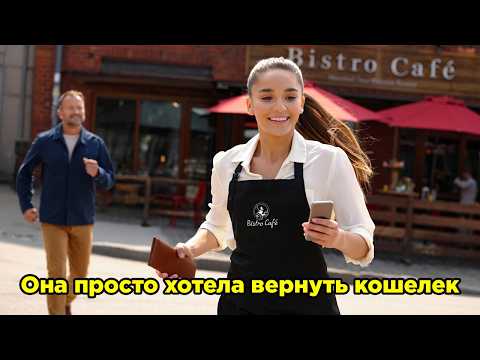 Видео: Официантка бросилась догонять клиента, забывшего кошелёк, и даже не подозревала кто он на самом деле