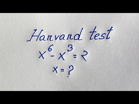 Видео: Математическая олимпиада | Сможете ли вы решить это показательное уравнение олимпиады? | X^6 -X^3...