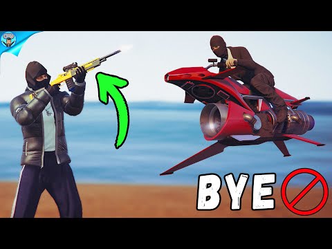 Видео: Лучший способ расправиться с трайхардами Oppressor MK2 в GTA!