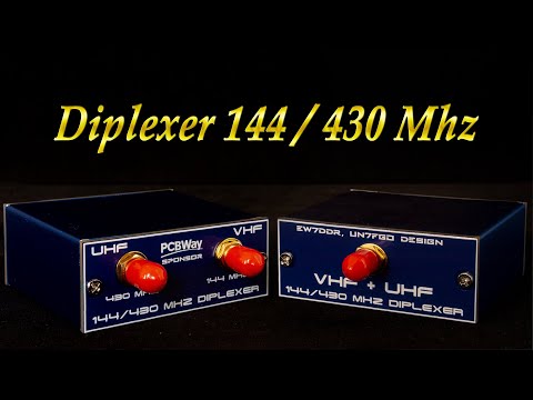 Видео: Диплексер 144 / 430 мГц