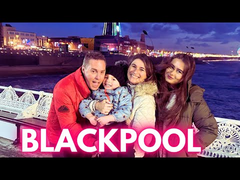 Видео: Несколько дней в Блэкпуле | Видеоблог о семейном отдыхе и приключениях на море!