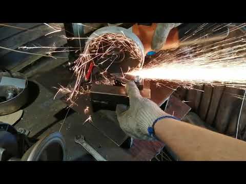 Видео: Роторная косилка Заря. Делаем ножи из сегментных ножей комбайна Дон.