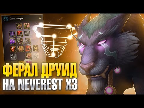 Видео: Новая история - Ферал друид с НУЛЯ на Neverest x3 Wow Sirus