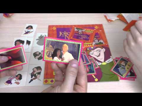 Видео: Горбун из Нотр-Дам. Собираем коллекцию наклеек, часть 2