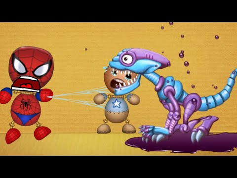 Видео: Чужой против Паука-приятеля — Kick The Buddy