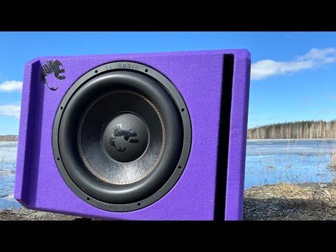 Видео: Активный сабвуфер Piranha 15A Purple V.2 от DL Audio в Mazda 323f ba