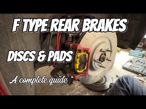Видео: Как заменить задние тормозные диски и колодки (Jaguar F Type) | Guzzoline Garage