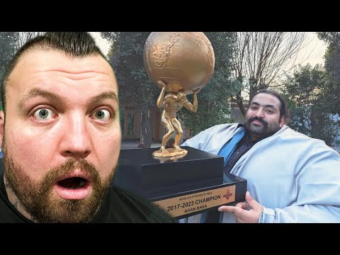 Видео: КХАН БАБА ПОЛУЧИЛ ЗВАНИЕ СИЛЬНЕЙШЕГО ЧЕЛОВЕКА МИРА | Эдди Холл