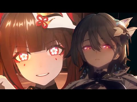 Видео: ЭТО ПРОСТО НЕВЕРОЯТНО! Honkai Impact x Honkai: Star Rail Crossover Trailer — Confrontation - реакция