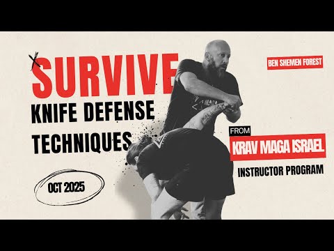 Видео: ВЫЖИТЬ: Методы защиты от ножей от Крав-мага в Израиле (программа инструкторов)