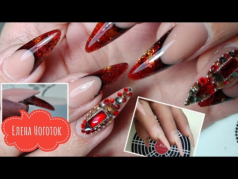 Видео: Сложная коррекция после другого мастера.Арт френч