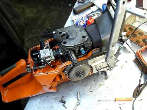 Видео: Husqvarna 365, 268, 371, 372xp ремонт подробно (Repair) Часть6 ЗАВОДИМ ПИЛУ