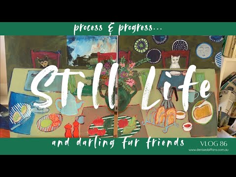 Видео: Процесс создания натюрморта Tablescape и его развитие