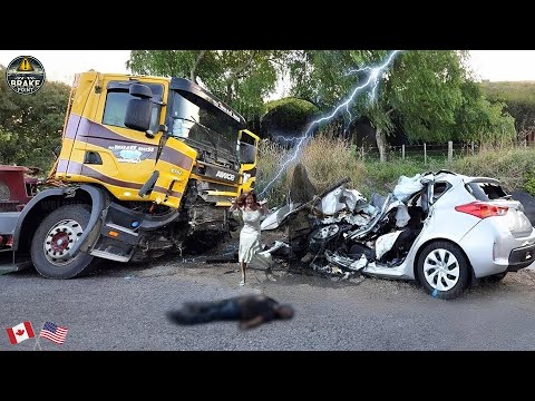 Видео: 315 шокирующих моментов автокатастроф и идиотов в машинах, снятых на камеру