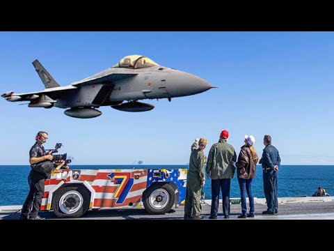 Видео: Трамп потрясён мощью ВМС США