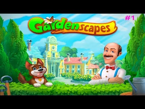 Видео: Садовник ОСТИН Gardenscapes #1 (уровни 1-10) НОВОЕ начало! Игровое видео Let's Play