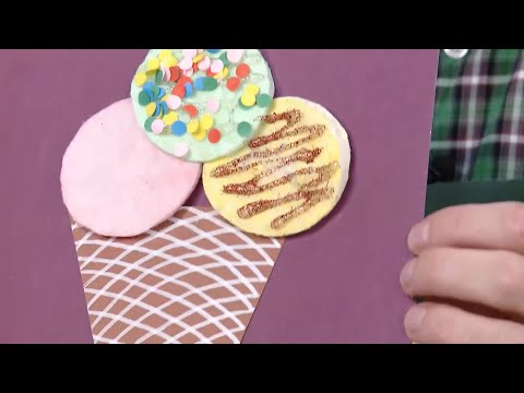 Видео: Аппликация " Мороженое" - Мастерская - С добрым утром, малыши!