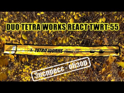 Видео: DUO TETRA WORKS REACT 55 - спонтанный обзор на городском пруду.