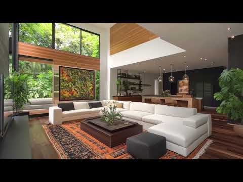 Видео: Современный роскошный двухэтажный дом: идеи минималистичной гостиной, которые сделают любой дом э...