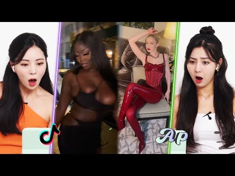 Видео: Прекрасная корейская девушка лжет! Tiktok Я не могу выйти, меня тошнит, вызов, реакция | асопо