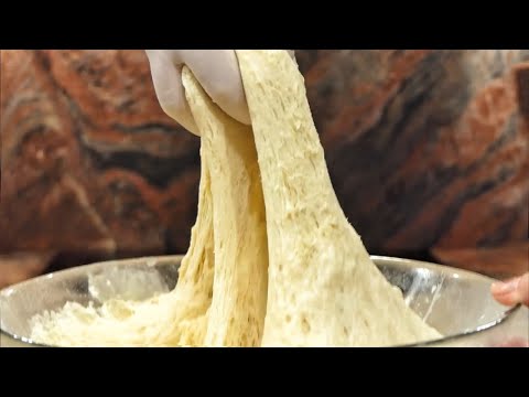 Видео: Универсальное тесто для пиццы, тортов, закусок и хлеба. Секрет эластичного и пышного теста.