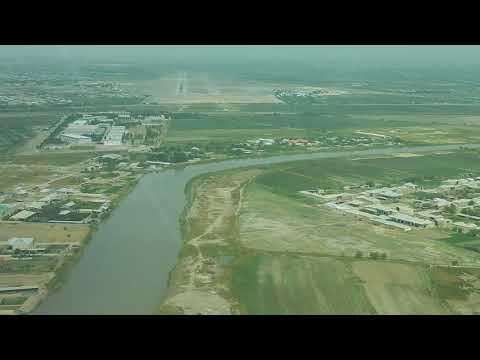 Видео: Посадка Ан-124 Руслан в Мары, Туркменистан