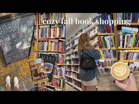 Видео: Уютный осенний видеоблог о книжном магазине 📖🍂 шопинг + книжный перелет