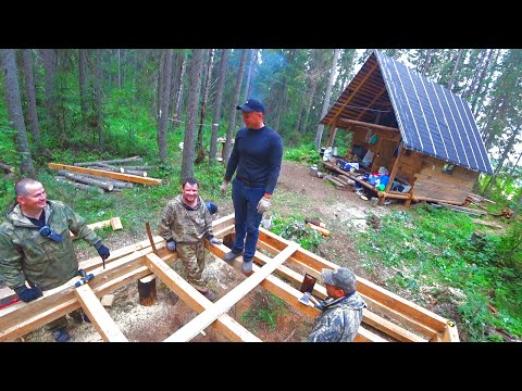 Видео: Завтрак на костре/Стройка баньки/Рыбалка на закате/#УСТАЕВ#ШЕМЯКИН#ТАЙГА