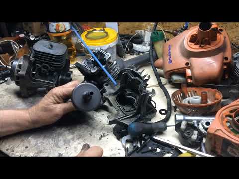 Видео: Мото_коса "Хускварна 125R" Ремонт как-то так не очень.