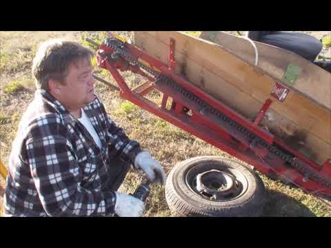 Видео: Установка самодельного кукурузного комбайна к мототрактору