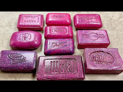 Видео: ASMR soap crunch Painted soap Хруст крашенного мыла АСМР мыло 💜