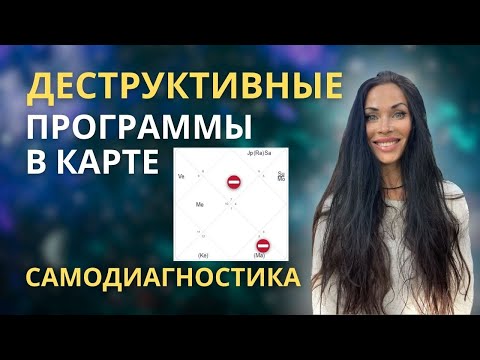 Видео: Деструктивные программы и астрология. САМОДИАГНОСТИКА | Astrogreen