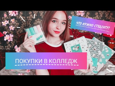 Видео: КАНЦЕЛЯРИЯ В КОЛЛЕДЖ. ЧТО НУЖНО СТУДЕНТУ? Back to school 📚