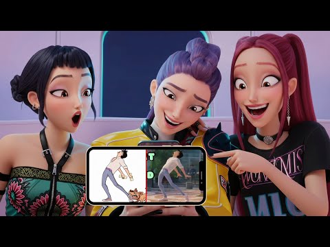 Видео: 10 уморительных моментов 😂😂😂 с Зои, Руми и Мирой | Реакция K-Pop Demon Hunters | HUNTR/X