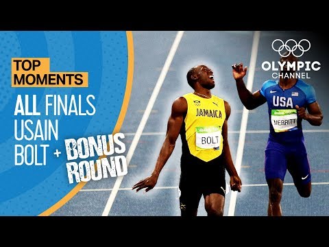Видео: Усэйн Болт | ВСЕ олимпийские финалы + бонусный забег | Top Moments
