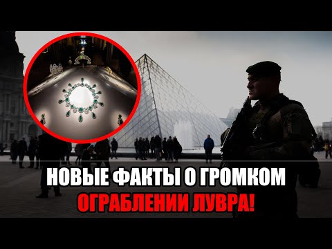 Видео: Новые детали ограбления в Лувре : Корону жены Наполеона выбросили,а бриллиант в 140 карат не тронули