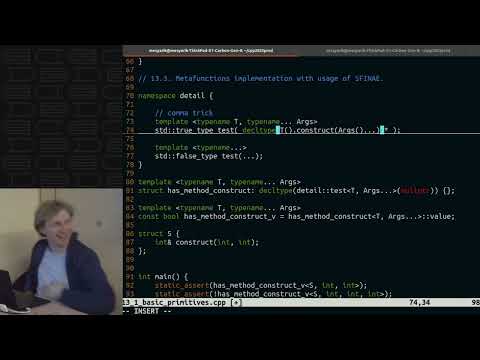 Видео: Лекция 49. Реализация type_traits с помощью SFINAE