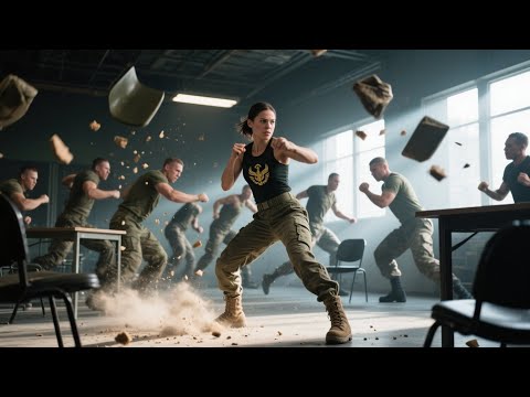 Видео: Десять курсантов окружили ее в столовой — через минуту они обнаружили, что она была «морским коти...