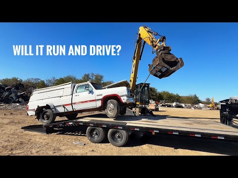 Видео: Брошенный двигатель Cummins первого поколения спасен после многих лет простоя… Заведется ли он и ...