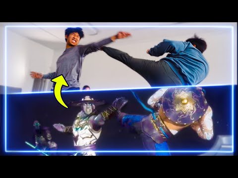 Видео: МАСТЕРА БОЕВЫХ ИСКУССТВ повторяют КАТСЦЕНЫ из Mortal Kombat 11 | Профи Пробуют