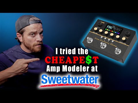 Видео: Самый дешёвый моделер усилителей Sweetwater... и он уже РАСПРОДАН! NUX Amp Academy Stomp