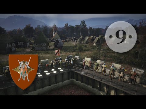 Видео: Manor Lords. Новая Beta! Эпизод #9 - Сражение за Фрошек. Арбалетчики шмаляют со стены замка