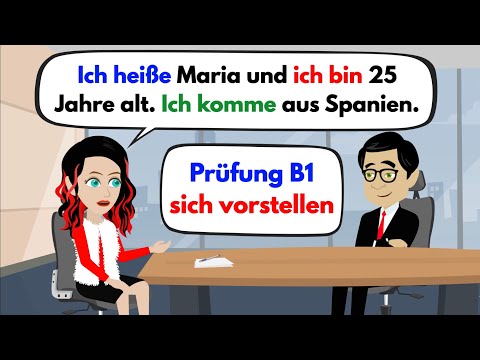 Видео: Экзамен B1 (DTZ) sich vorstellen 2022 | Говоря часть 1
