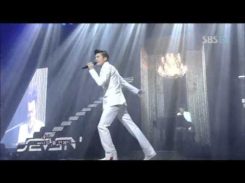 Видео: SE7EN [Я не могу петь] С JYP Парк Джин Янг @ SBS Inkigayo Популярная песня 20120219