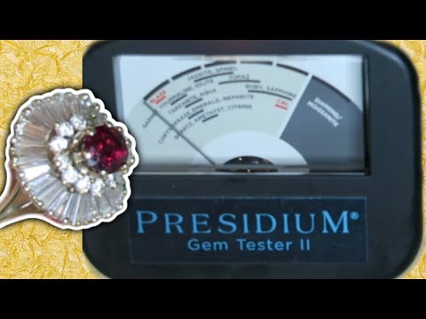 Видео: Presidium Gem Tester II (PGT II) — проверка рубинов, бриллиантов, сапфиров, драгоценных камней, п...